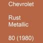 Preview: Chevrolet, Rust Metallic, 80 (1980).